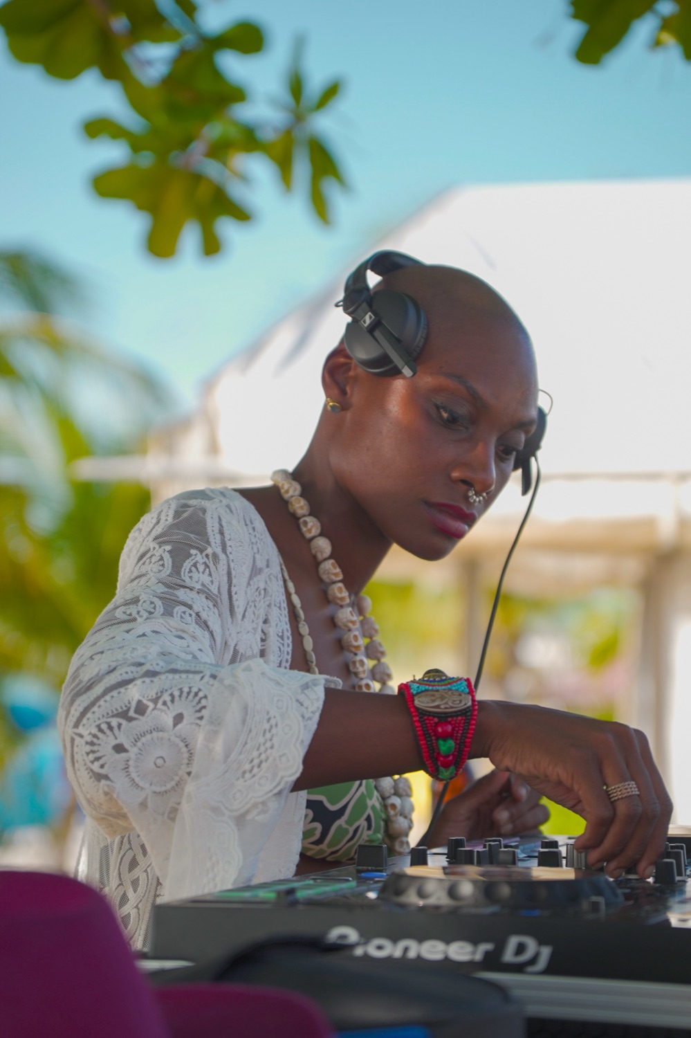 Aset of Kemet in the DJ booth